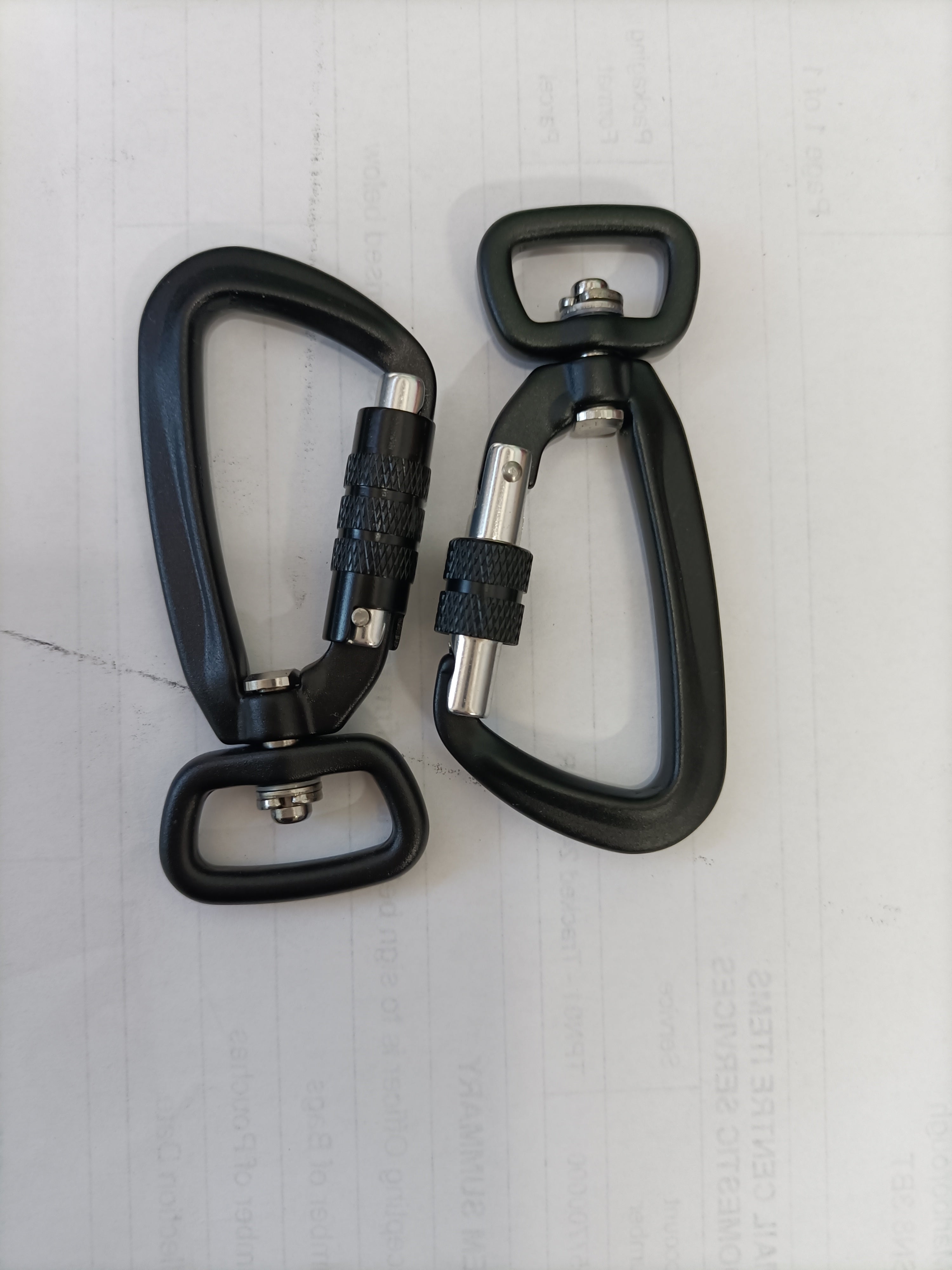 Rotating / Rotator Carabiner - Screwgate / Autolock - ( Pawtrekker) - SnowPaw Store - Pawtrekker - Sled Dog Equipment